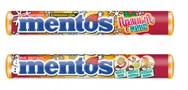 Драже Mentos Пряный Микс жевательные апельсин-имбирь-манго-чили-яблоко-корица, 37г