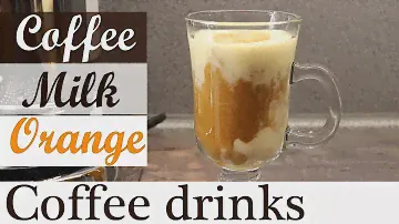 Апельсиновый капучино! Orange Cappuccino!