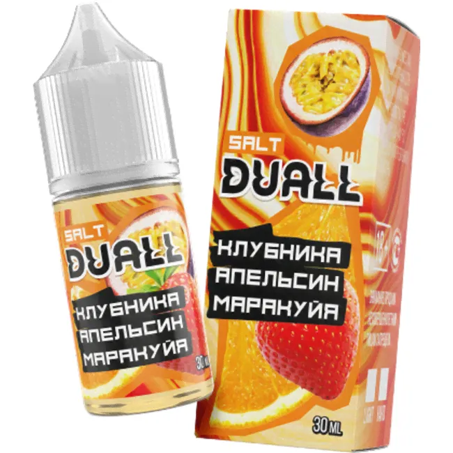 Жидкость Duall Salt Клубника Апельсин Маракуйя 30мл