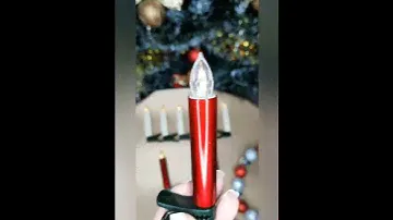 Новогодние свечи на прищепках.Обзор.