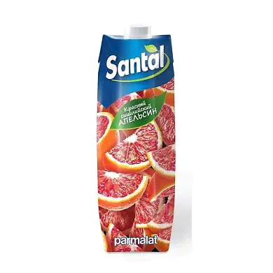 СОК "SANTAL" КРАСНЫЙ АПЕЛЬСИН, 1л