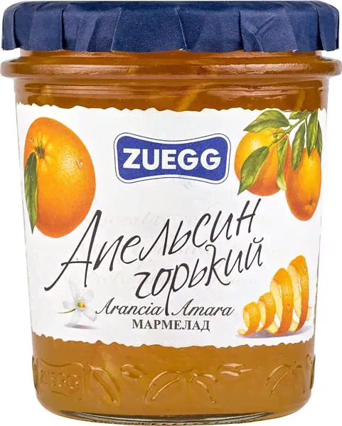 Конфитюр мармелад Zuegg апельсин горький 330 г-0