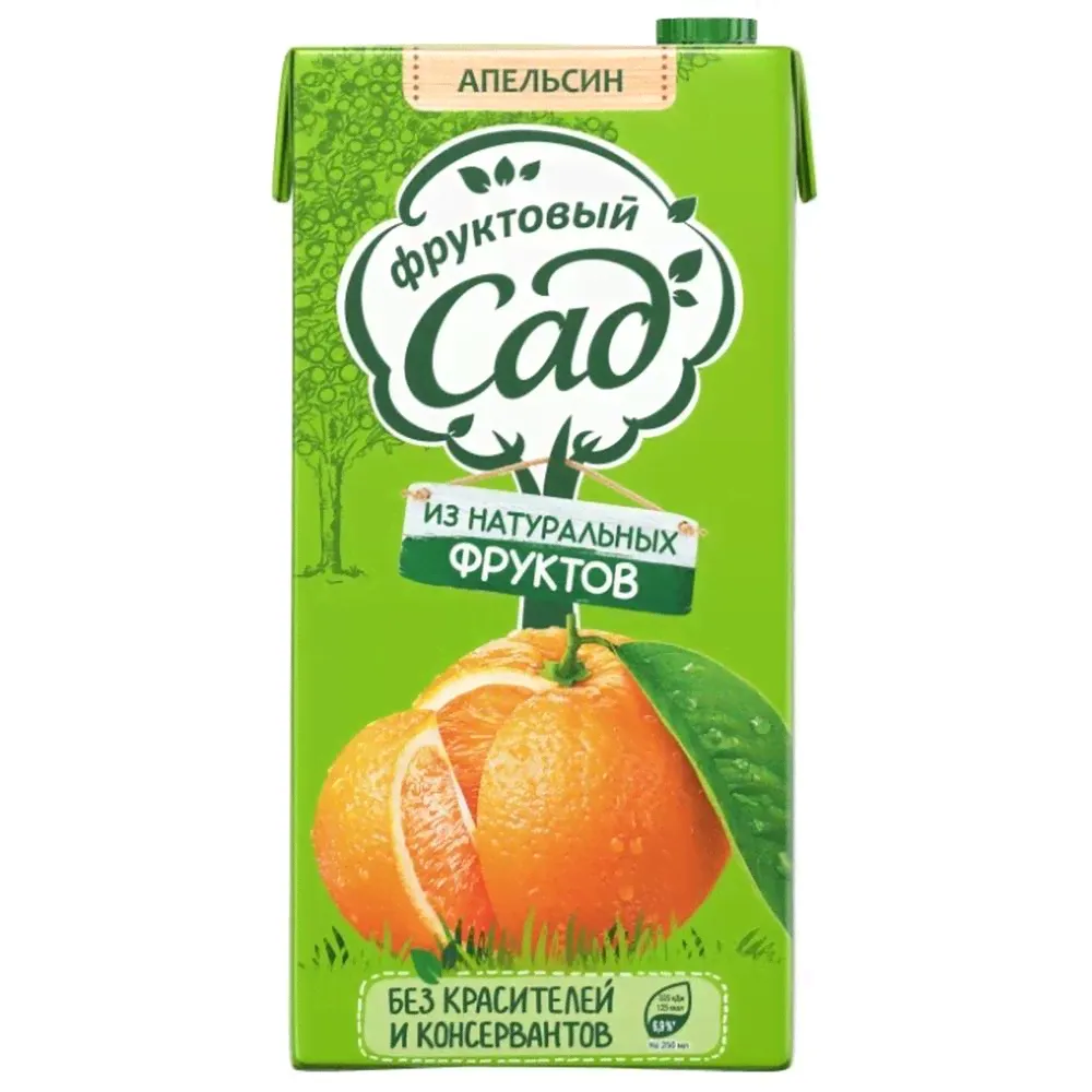 Сок Нектар Фруктовый сад Апельсин 1,93л-0