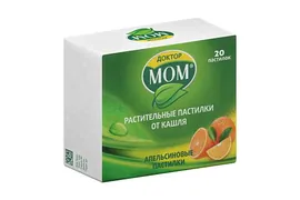Доктор Мом пастилки №20 апельсин