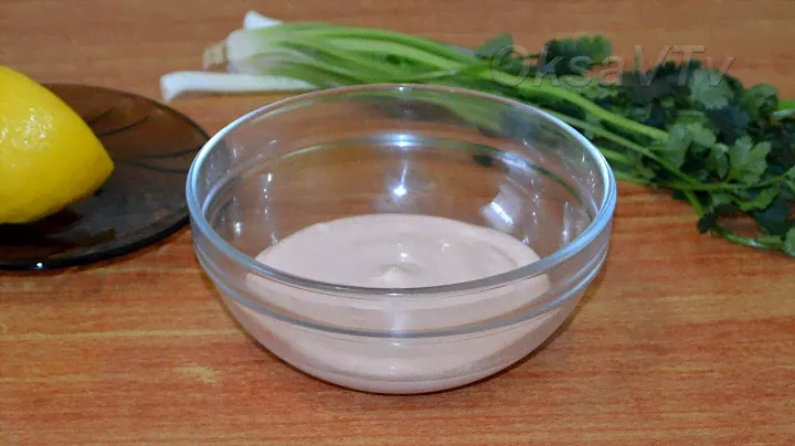 Майонезный дип соус "Чили". Mayo dip sauce "Chili"