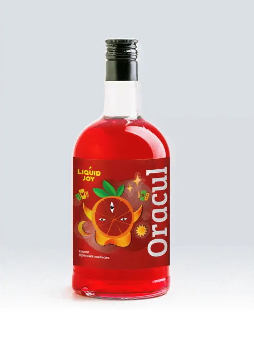 Сироп "Красный апельсин" Oracul стекло 0,7 л-0
