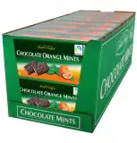 Шоколад Orange Mints - плитки темного шоколада апельсин/мята 200г