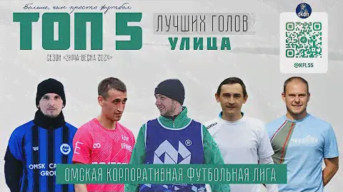 ⭐ ТОП 5 Голов Сезон Зима-Весна 2024 (Улица) ⭐
