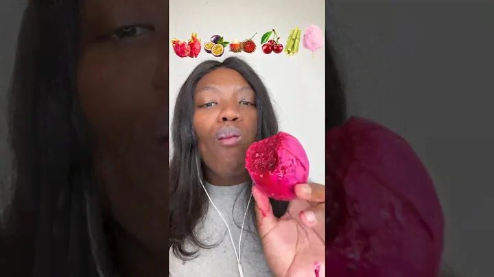 tasting of delicious exotic fruits #food #foodtiktok #fruits #exotic