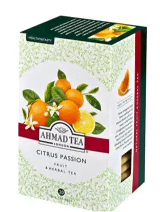 Травяной чай Ахмад "Ahmad Tea" Citrus passion, апельсин с шиповником и лимонной кислинкой, 20 пак-0