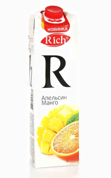 Сок Рич Апельсин Манго, 1,0 л. (12шт.) ДП