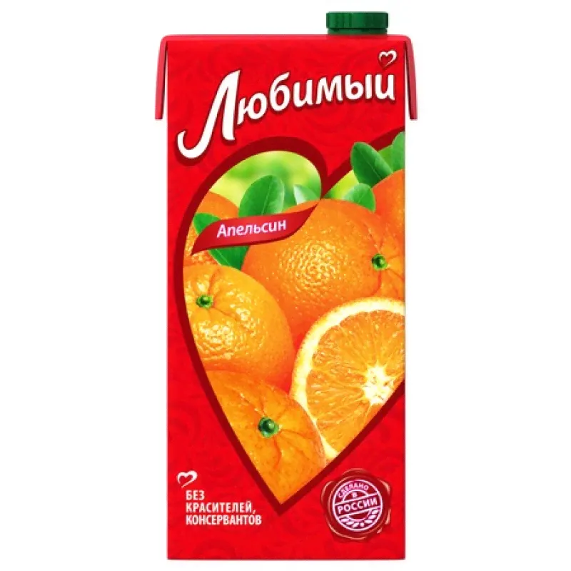 Сок Любимый апельсин 0,95 л-0