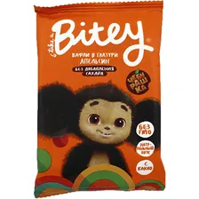 Вафли в глазури апельсин BITEY 35г