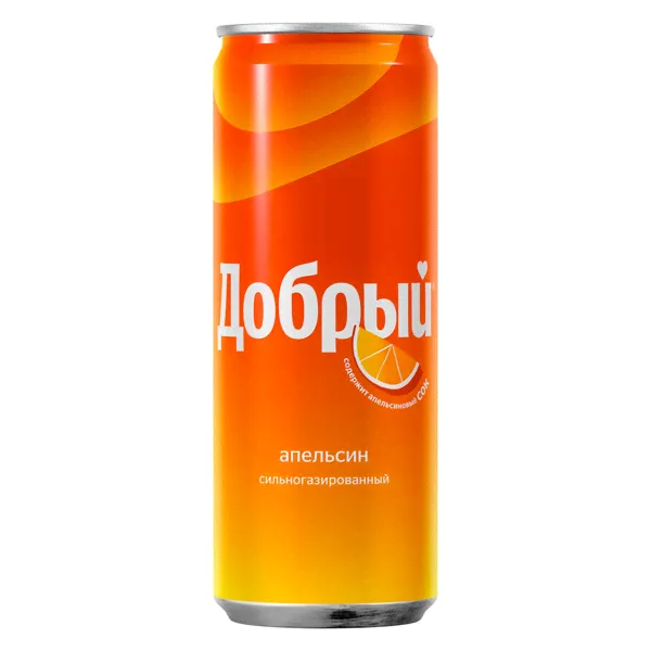 Напиток газированный ДОБРЫЙ АПЕЛЬСИН 330мл