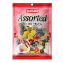 Карамель ассорти клубника, лимон, апельсин, виноград, вишня, ананас, кола, капучино Melland, 300 г