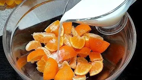 Взбиваем Молоко С Мандарином,и вы будете в Восторге от результата!Аромат на весь Дом!Вкуснота К чаю