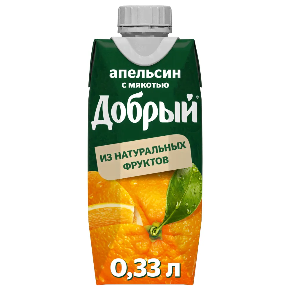 Нектар Добрый апельсин 0,33л т/п-0