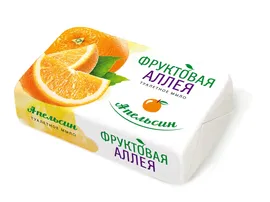 Туалетное мыло Фруктовая аллея Апельсин, 90 гр