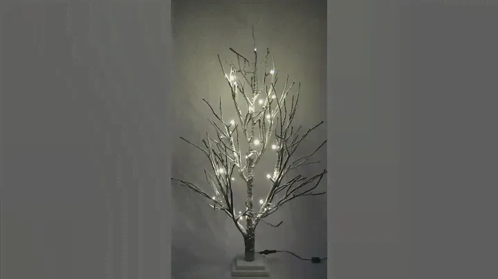 36" Lighted LED Birch Twig Tree