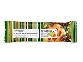 Батончик фруктовый Фрутилад Апельсин-брусника 30 г.