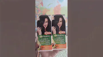 Обзор иссиня-чёрной крем-краски для волос от Garnier Colour Naturals (1.10 Холодный Чёрный)