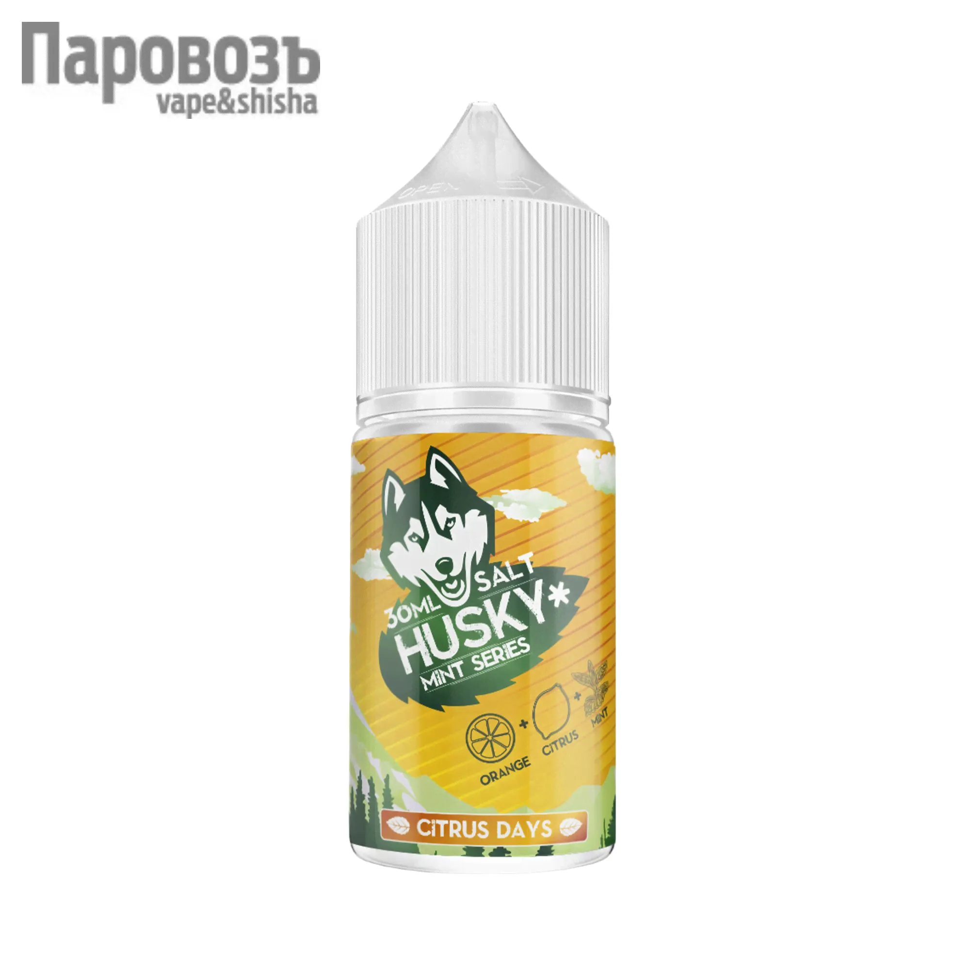 Жидкость Husky Citrus Days (апельсин, лимон, мята) 20мг 30мл-0
