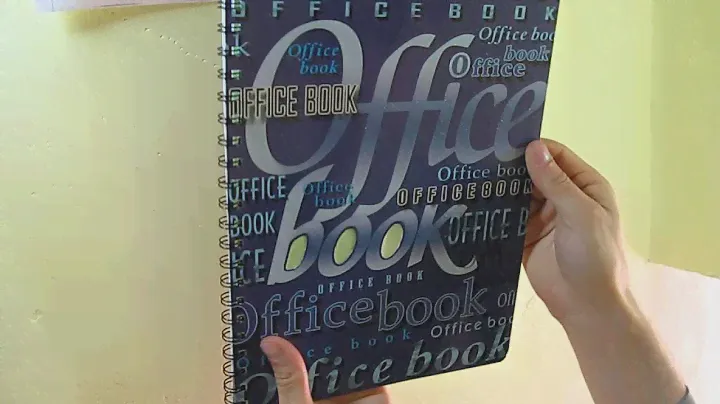 Канцелярская книга 96 листов в клетку Office Book синяя обложка