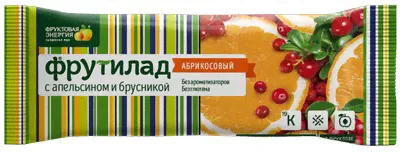Фрутилад Апельсин и Брусника Фруктовая энергия, 30 гр-0