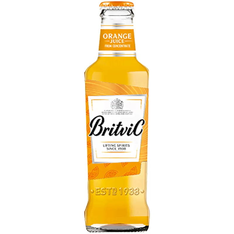 Сок «Britvic» Orange Juice, Бритвик Апельсин 02л, стекло