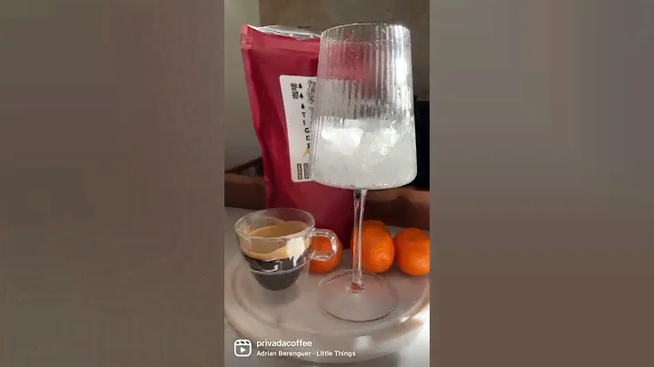 Blood Orange Infused Iced Oat Milk Latte! feat/Youngstown Coffee Co Tiger’s Blood Coffee