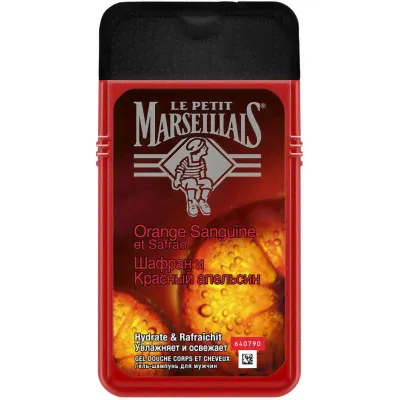 Гель-шампунь Le Petit Marseillais 3в1 Шафран и Красный апельсин 250 мл-0