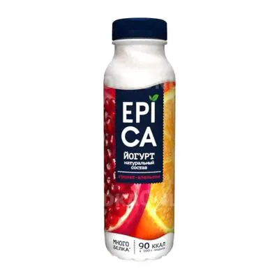 EPICA Йогурт питьевой гранат- апельсин 2,5% 290гр*6-0