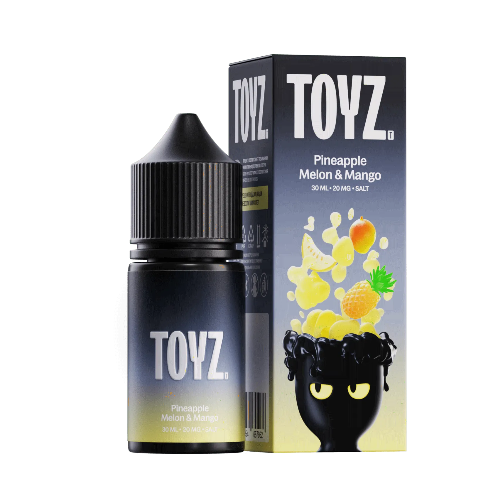 ЖИДКОСТЬ TOYZ SALT - Апельсин Лимон, Мята