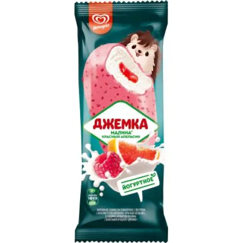 Мороженое Джемка эскимо йогурт клубника красный апельсин малина 57г в магазинах Магнит-0
