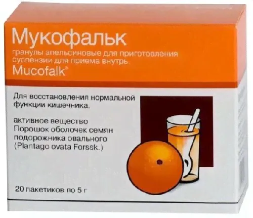 Мукофальк гран д/сусп д/пр внутрь Апельсин 5г №20