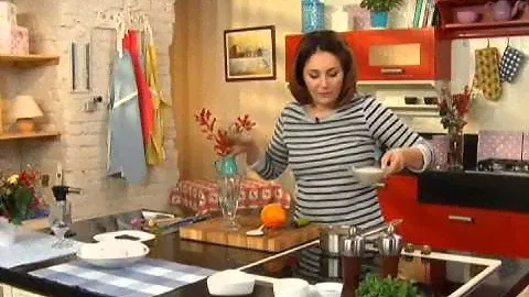 Горячий шоколад с апельсином и зефиром