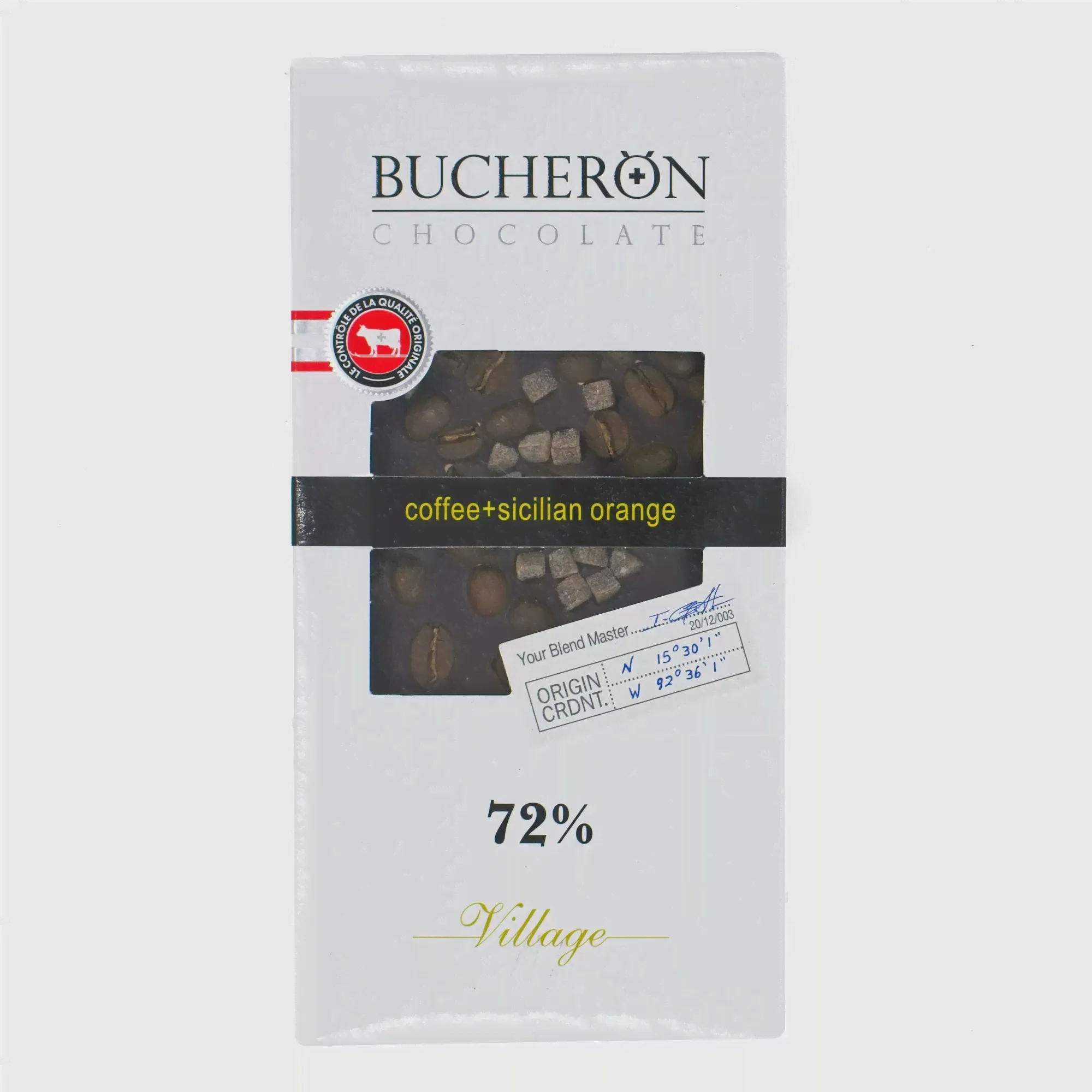 Шоколад горький Bucheron КОФЕЙНЫЕ ЗЕРНА/АПЕЛЬСИН 100 г-0