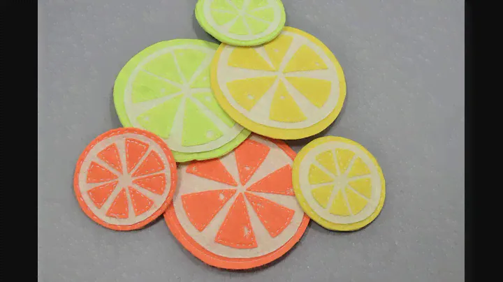Подставка для горячего, дольки цитрусовых // Stand for hot, citrus slices
