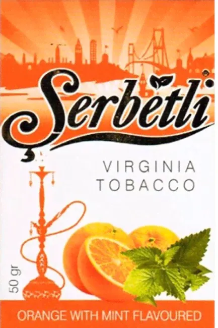 табак Serbetli апельсин мята, 50 гр.-0