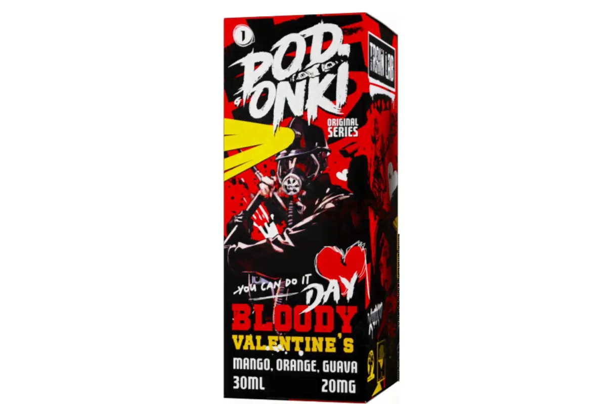 Жидкость Для Электронных Сигарет Podonki Last Hap Bloody Valentine's ( Манго Апельсин Гуава)-0