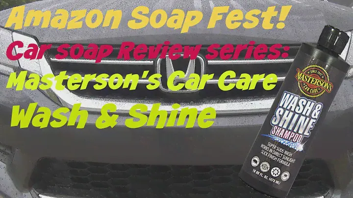 Обзор Amazon Soap Fest о средстве для мытья и блеска автомобилей Masterson