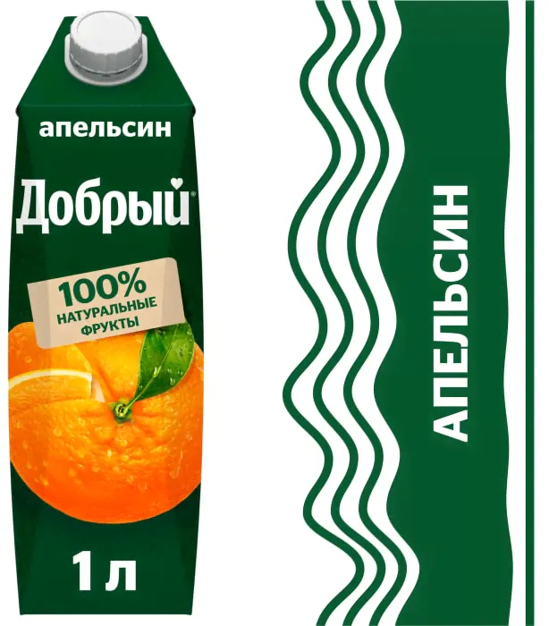 Нектар Добрый Апельсин с мякотью 1л-1