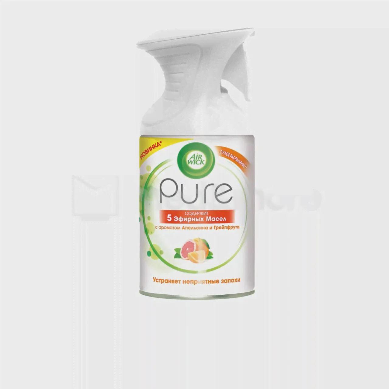 AIRWICK Pure Аэрозоль-освежитель воздуха Апельсин и Грейпфрут 250 мл.-0