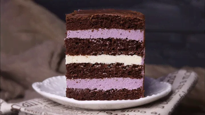 ТОРТ ЧЕРНИКА-ШОКОЛАД-ВАНИЛЬ🌸 ВКУСНЫЙ и ПРОСТОЙ РЕЦЕПТ🌸 Chocolate blueberry cake recipe