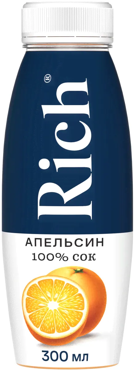 Сок Rich, Апельсин, ПЭТ, 0,3л.