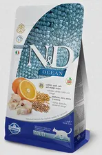Farmina N&D Low Grain Cat OceanCod&Oran- сухой низк.зер. корм для взр. кошек треска/апельсин/спельта 5 кг