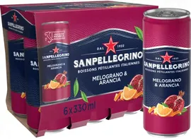 Sanpellegrino Гранат и Апельсин, 6 шт. x 0.33 л.